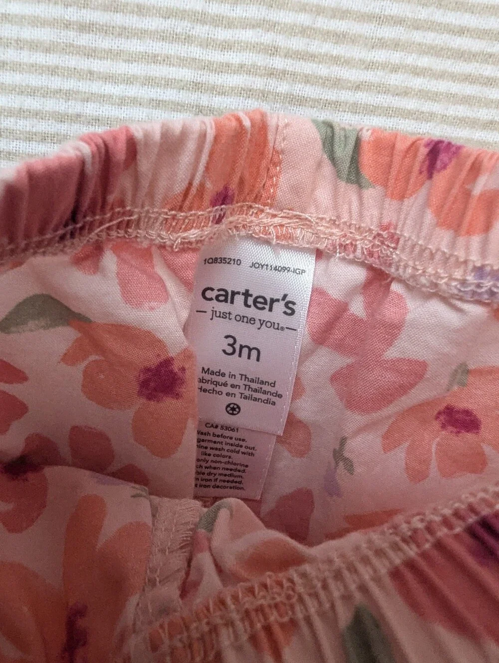 Floral Cotton Baby Shorts
